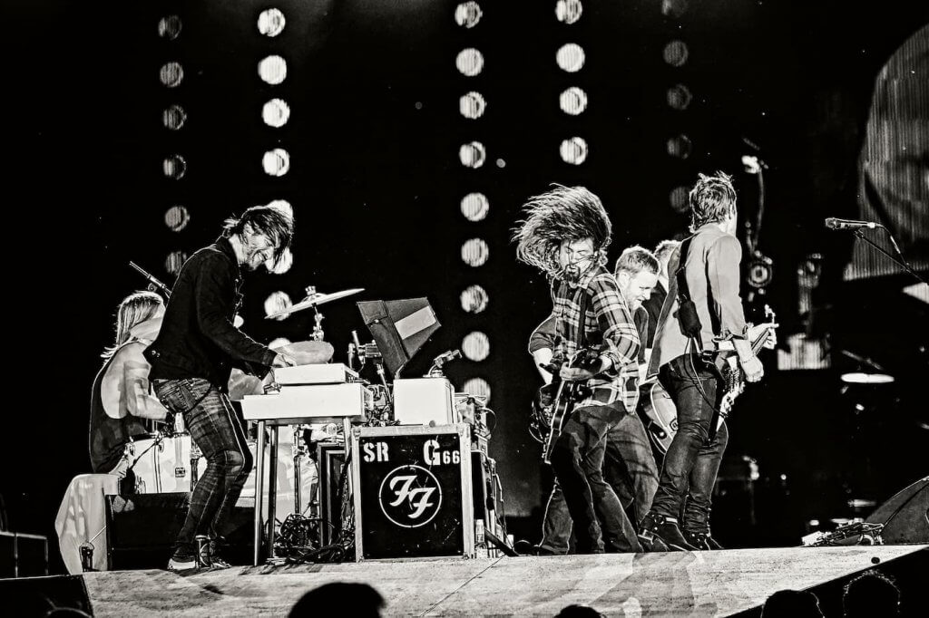Foo Fighters. Fotografiert von Thomas Rabsch.

